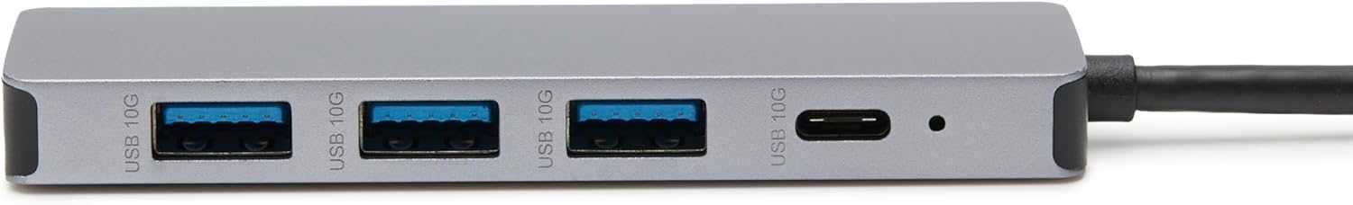 Amazon Basics Hub USB-C 3x USB 3.1 15 cm MackBook Laptopa Thunderbolt