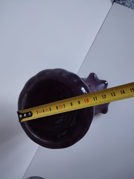 Wazon szklany fiolet