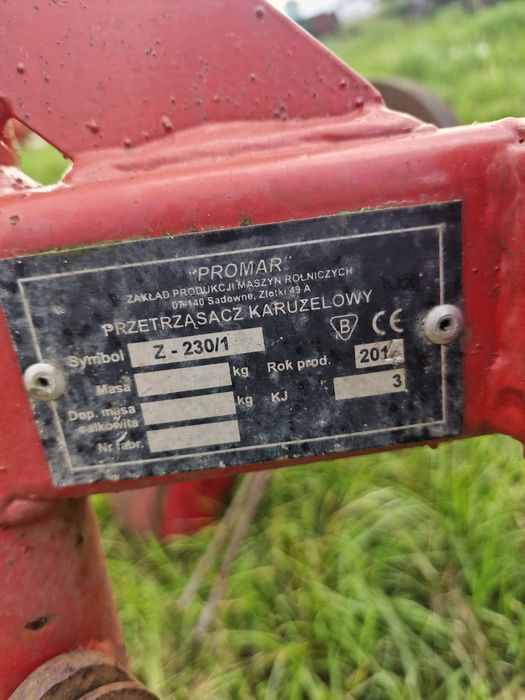 Przetrząsacz karuzelowy pająk PROMAR Z-230/1 część