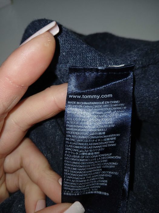 Granatowy sweter Tommy Hilfiger XXL nowy