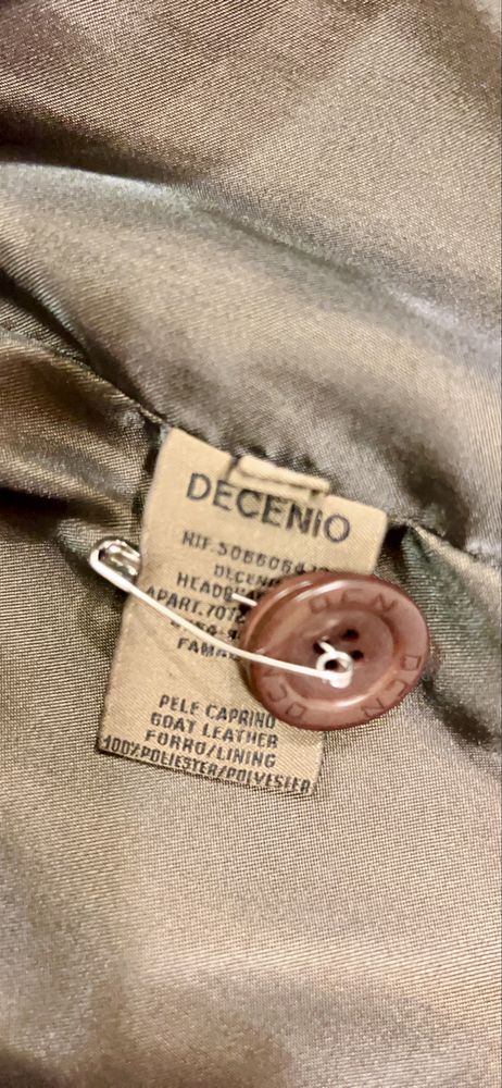 Casaco em couro da Decénio