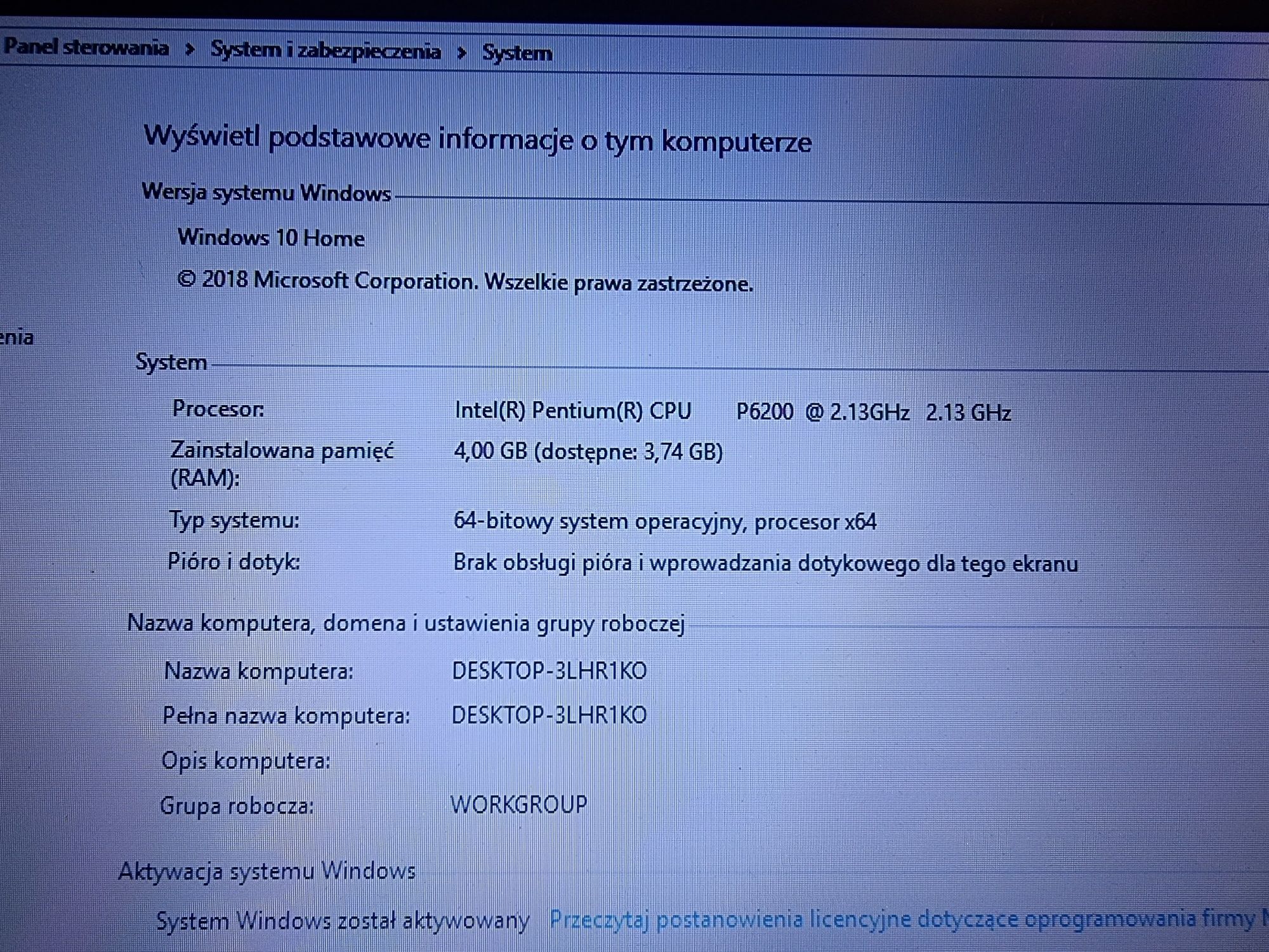 Laptop Lenovo B560 120GB SSD 4GB ram WIND10