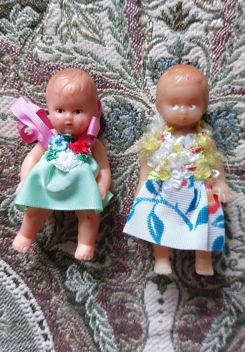 Stara laleczka domek dla lalek vintage PRL