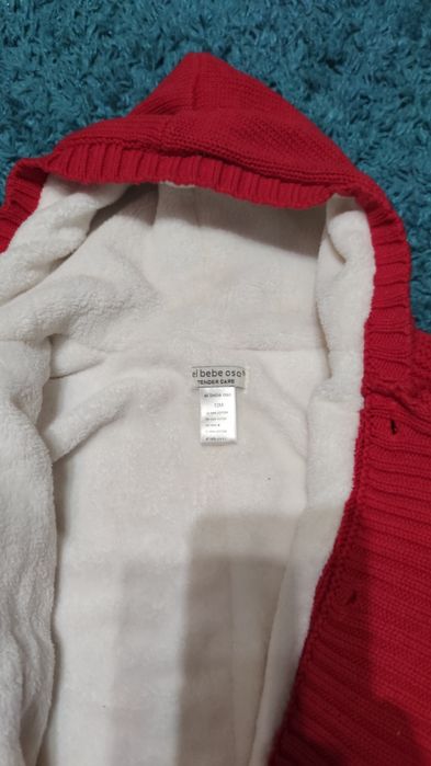 детский вязаный комбинезон