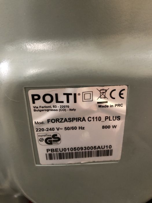 Aspirador sem saco POLTI FORZASPIRA C110