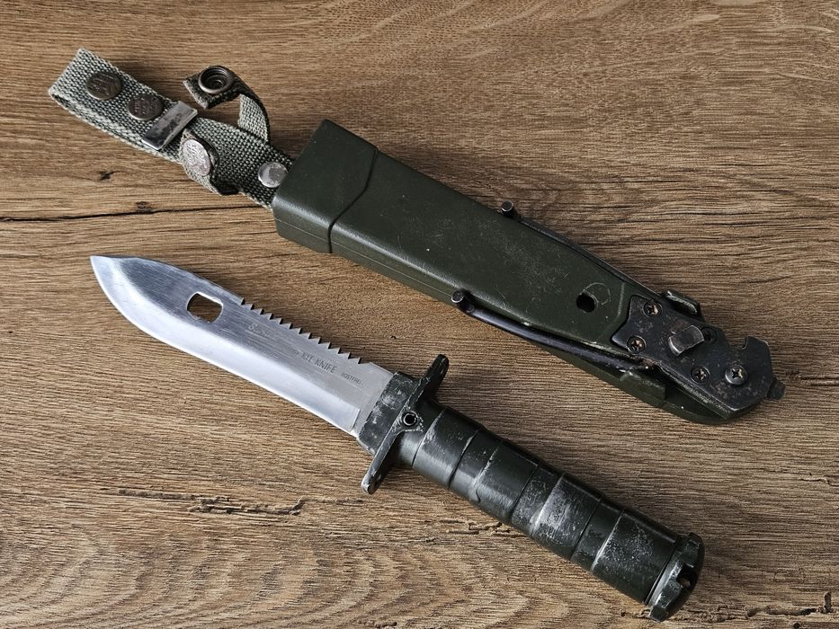 Survivalowy Nóż Explorer Kit, Robinson z kompasem lata 80, Jerzy Kukuc
