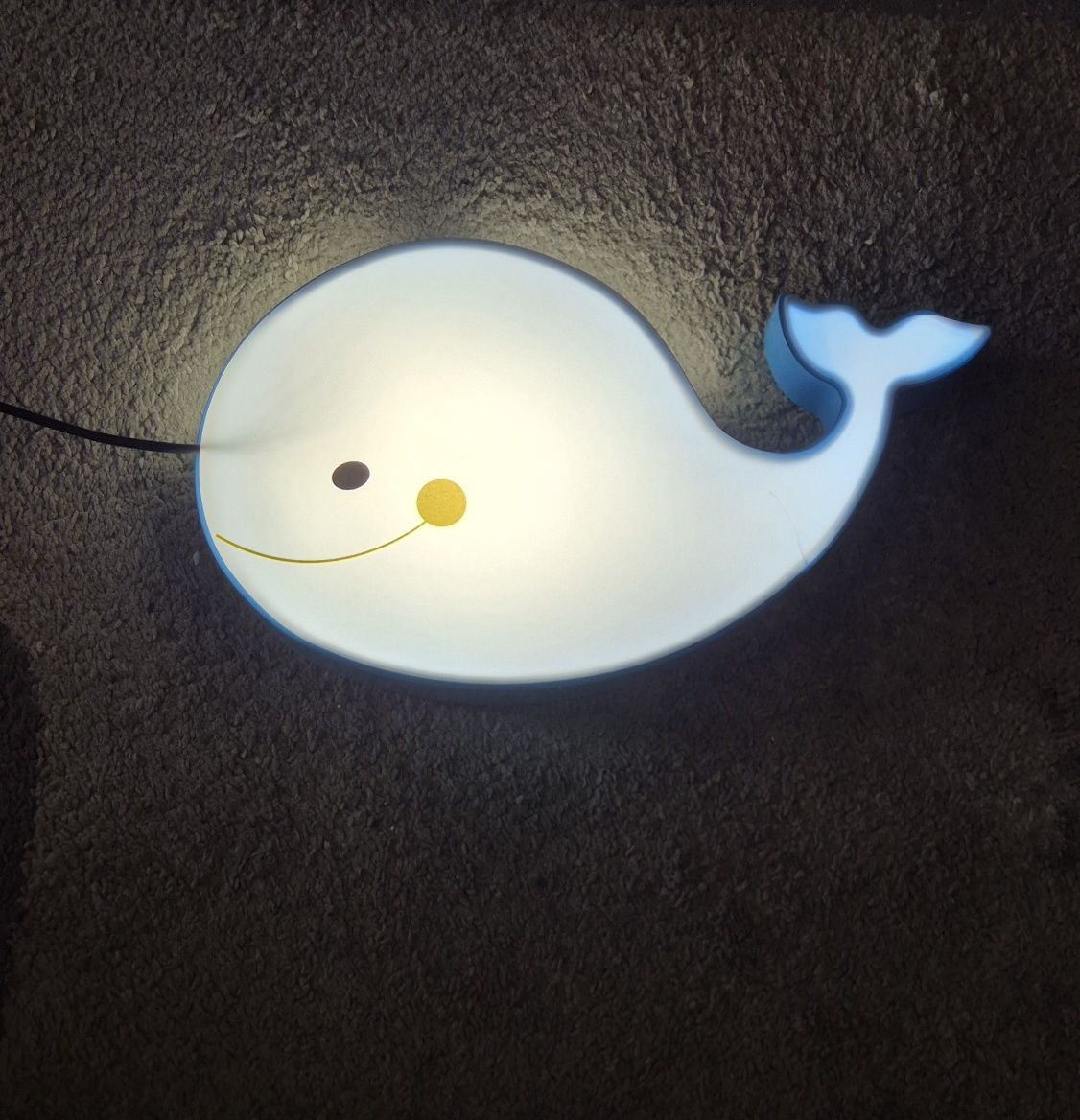 Lampa sufitowa LED 60 cm wieloryb kaseton ozdobna