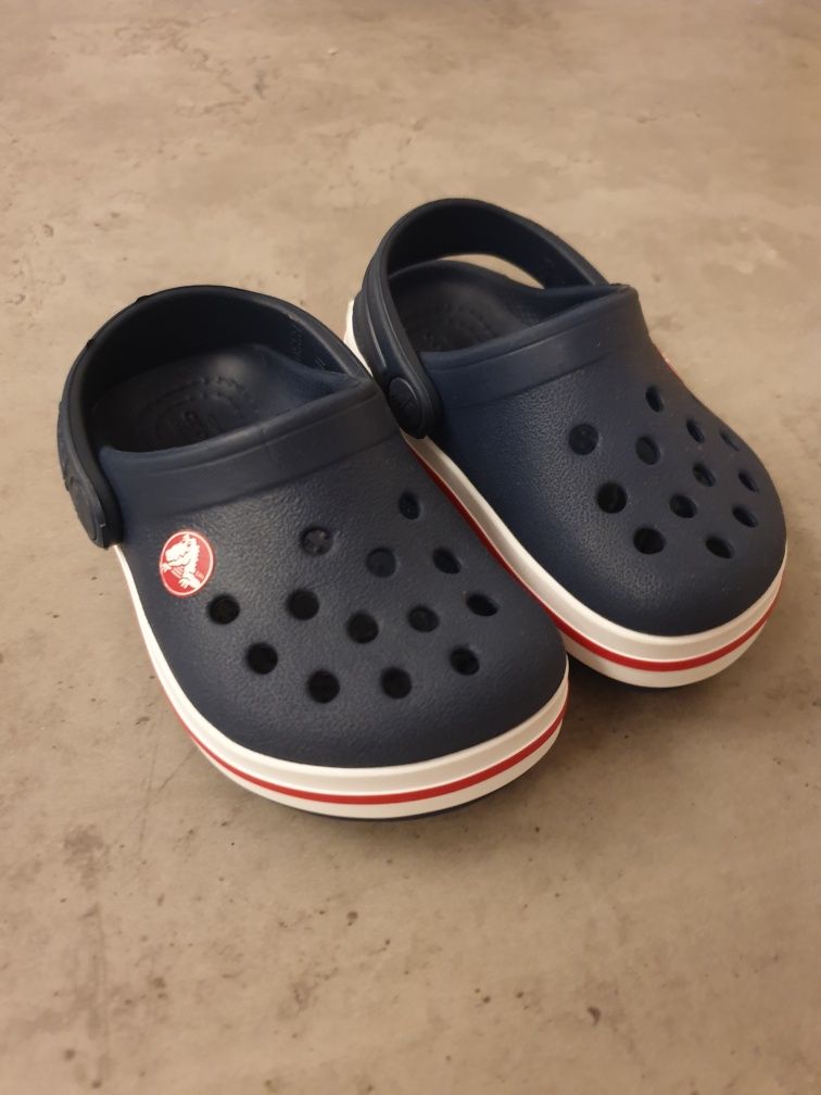 Crocs buciki 19 granatowe