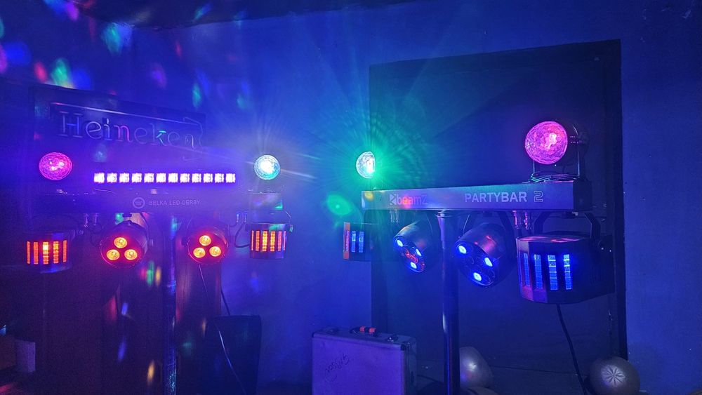 Nagłośnienie JBL partybox 710 + oświetlenie