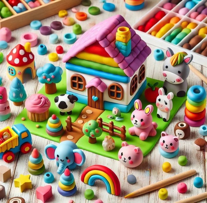 Masa plastyczna plastelina ciastolina magiczna PIANKOLINA