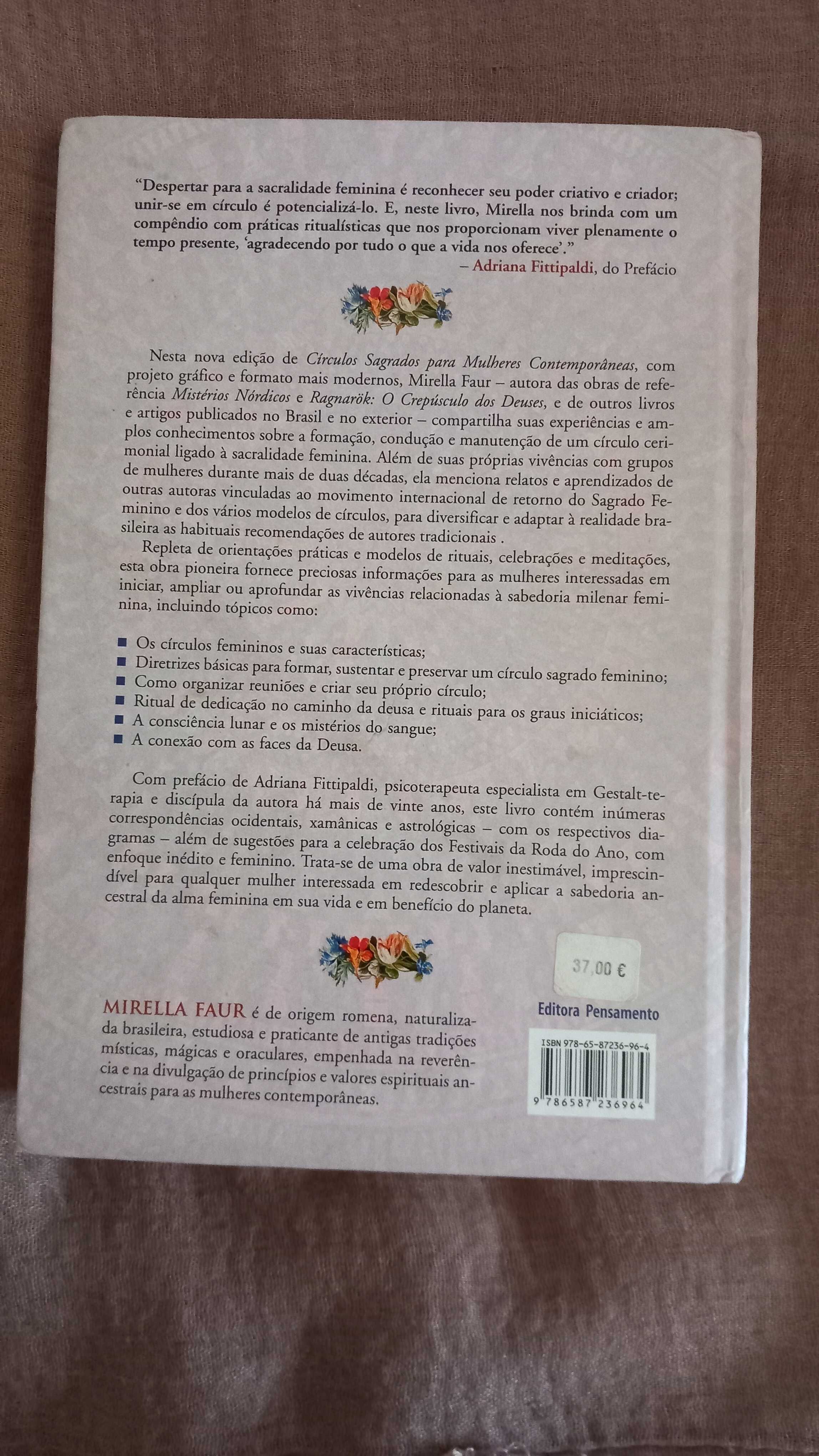 Círculos Sagrados Para Mulheres Contemporâneas, Mirella Faur