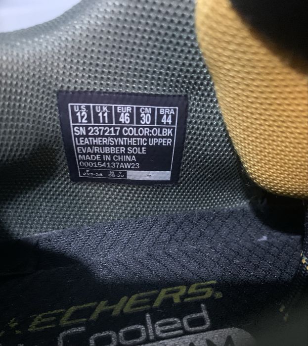 Мужские кроссовки Skechers  Skech-Air Envoy, 46 размер, зеленые