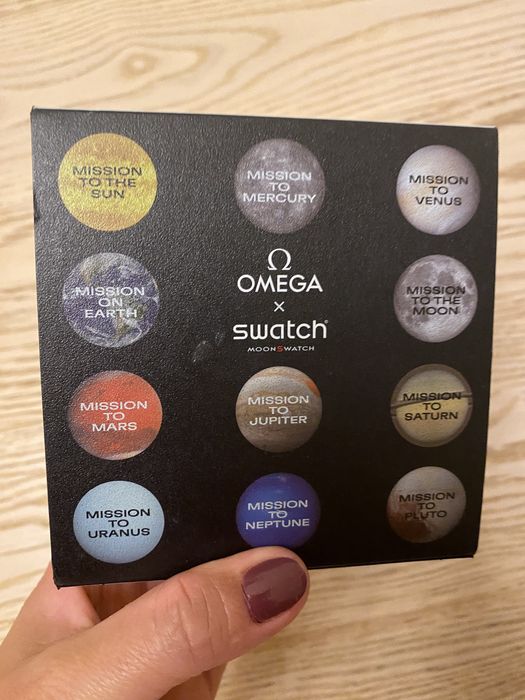 Кробка от часов Omega Swatch