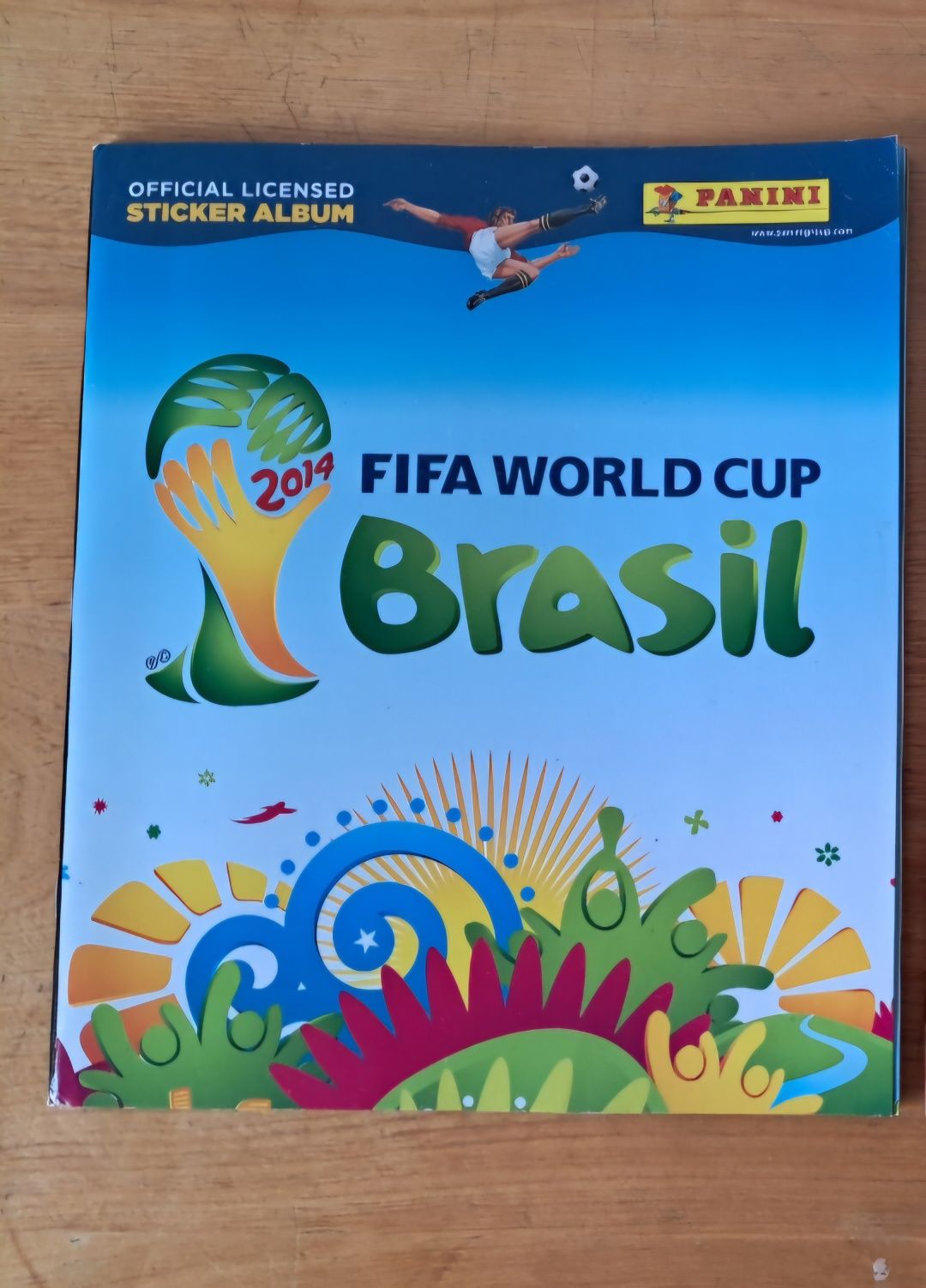 Caderneta Mundial 2014 com cromo Promocional de Cristiano Ronaldo