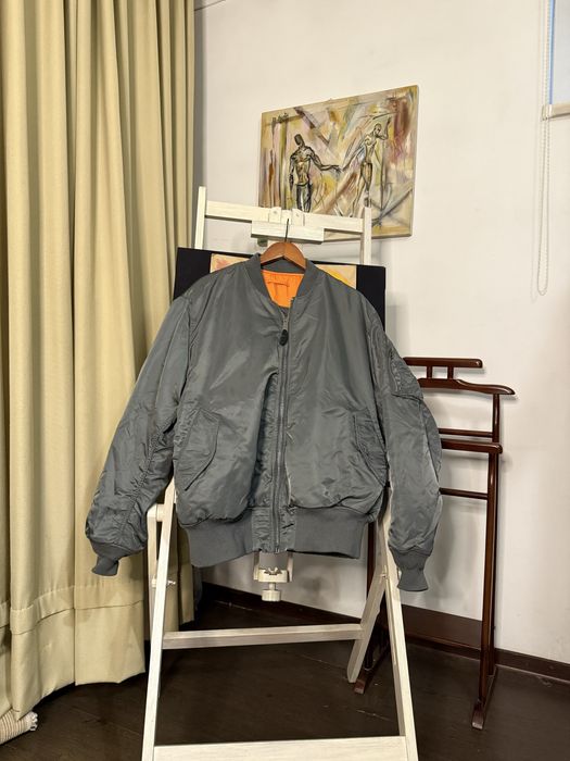 Двосторонній бомбер Alpha Industries MA 1 великий розмір