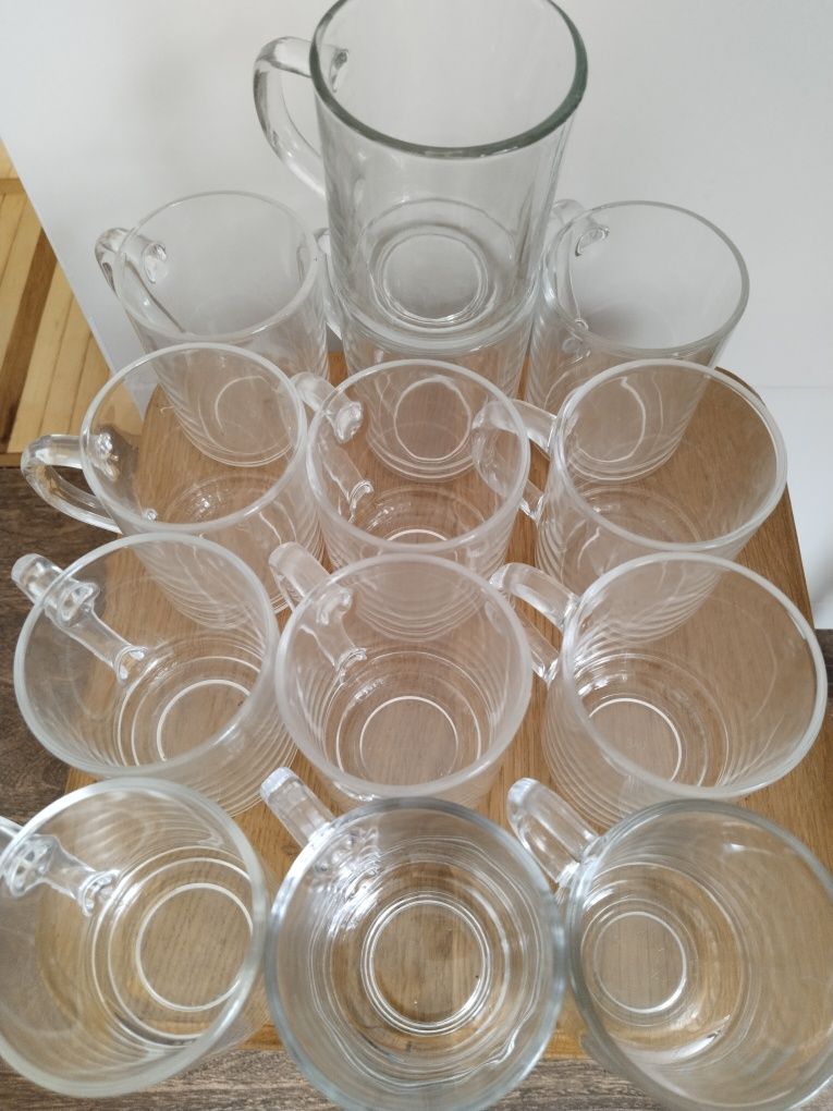 Чашки прозорі з тонким склом
