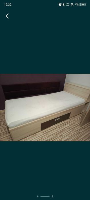 Komplet biurko i łóżko