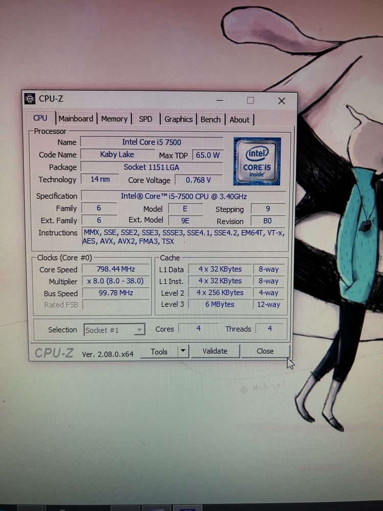 Компьютер i5-7500/ 16 gb ddr4. ssd m2 128 gb