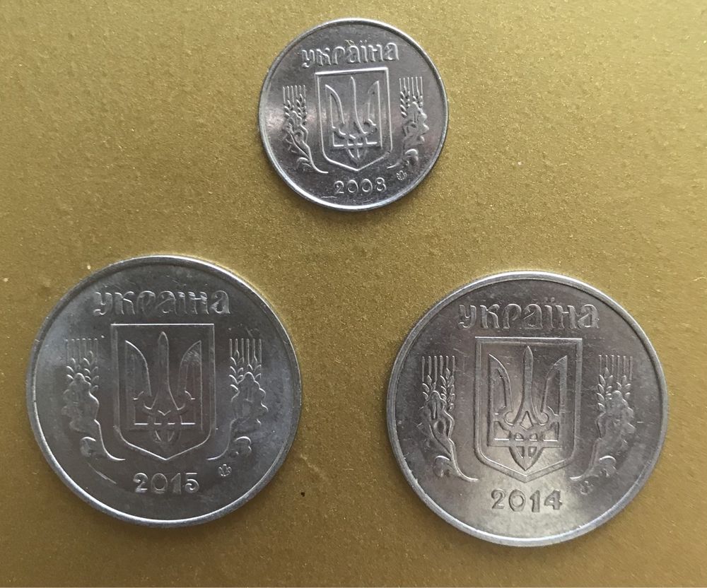 Монета 5 копеек 2014 2015 1 копейка 2008 25 копеек 2014 2 копейки 2008
