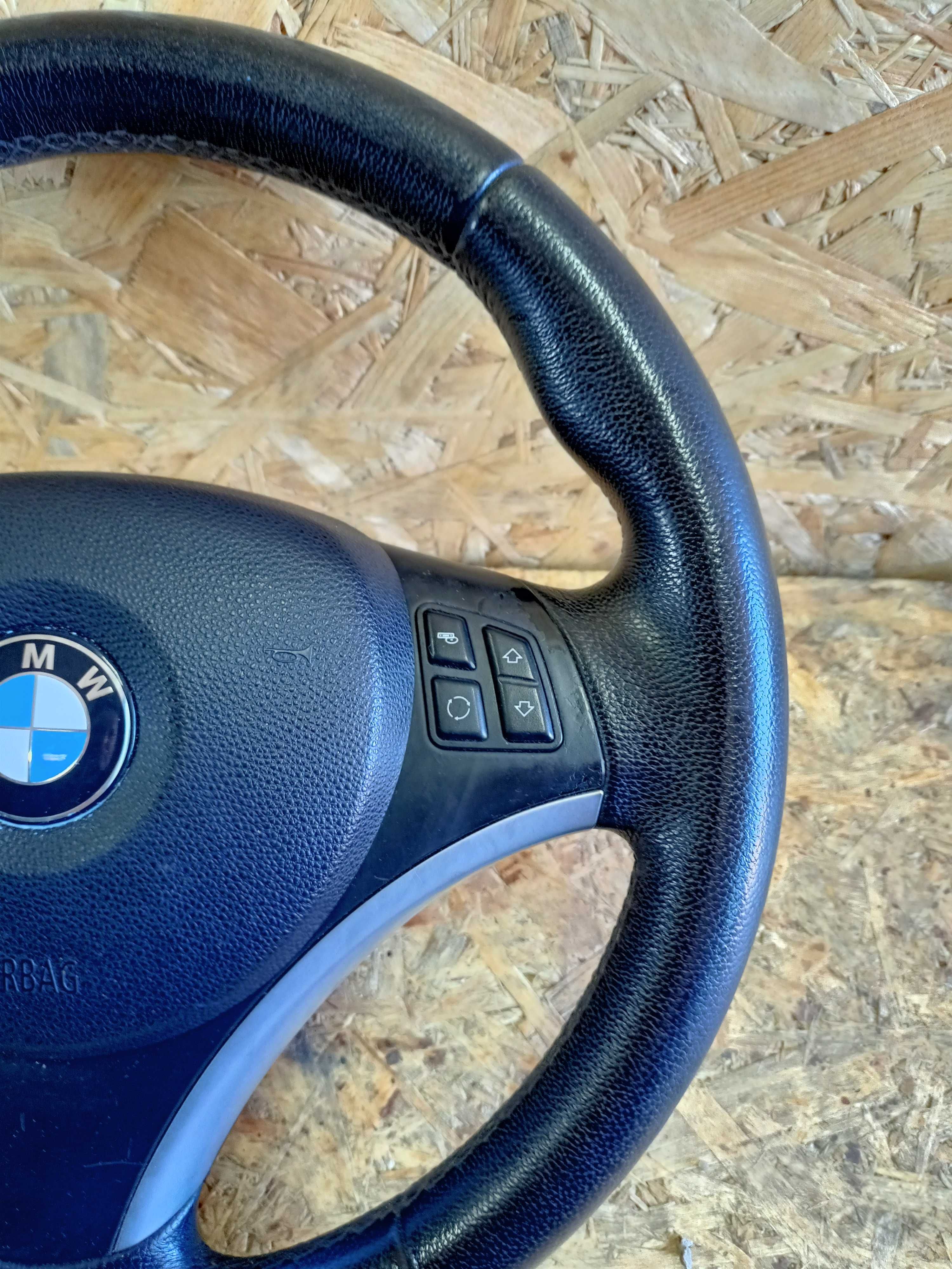 BMW Seria 1 3 E87 E90 kierownica sport chrom multifunkcyjna air bag
