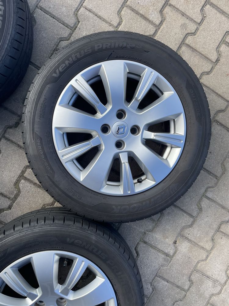 Kola felgi renaut captur 16 calu 4x100 opony 205/60/16 hankook