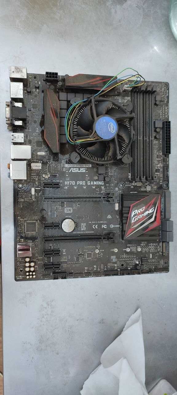 Комплект Asus H170 Pro Gaming, Intel G3930, DDR4 4Gb