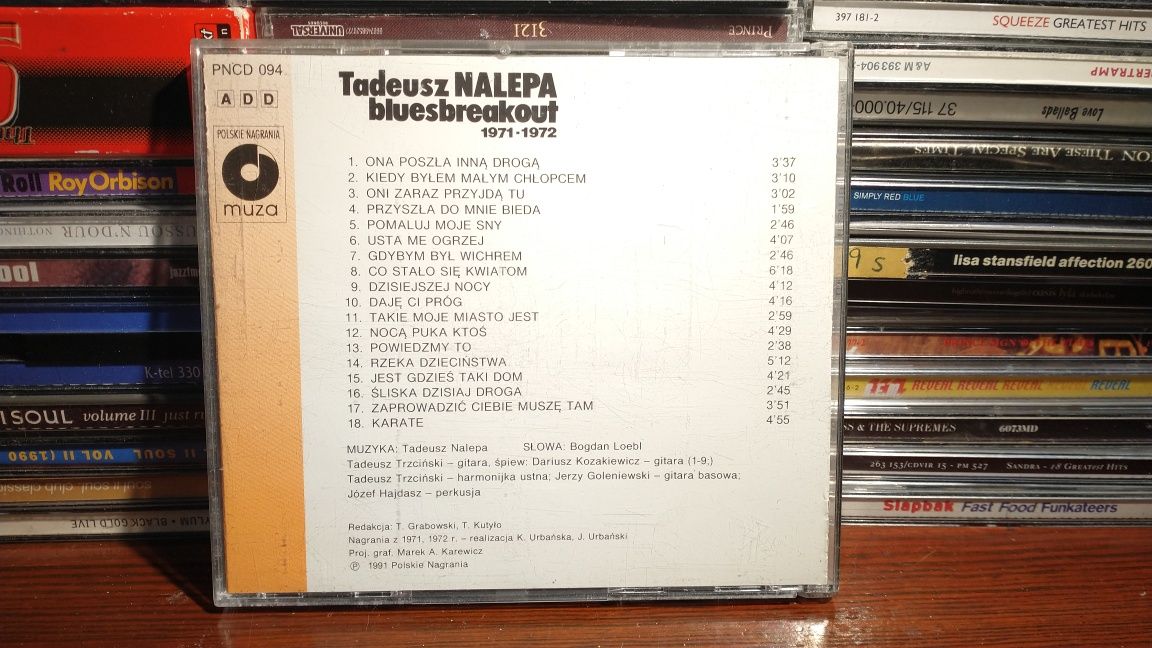 CD Tadeusz NALEPA blues breakout bluesbreakout wyd 1992 bdb-