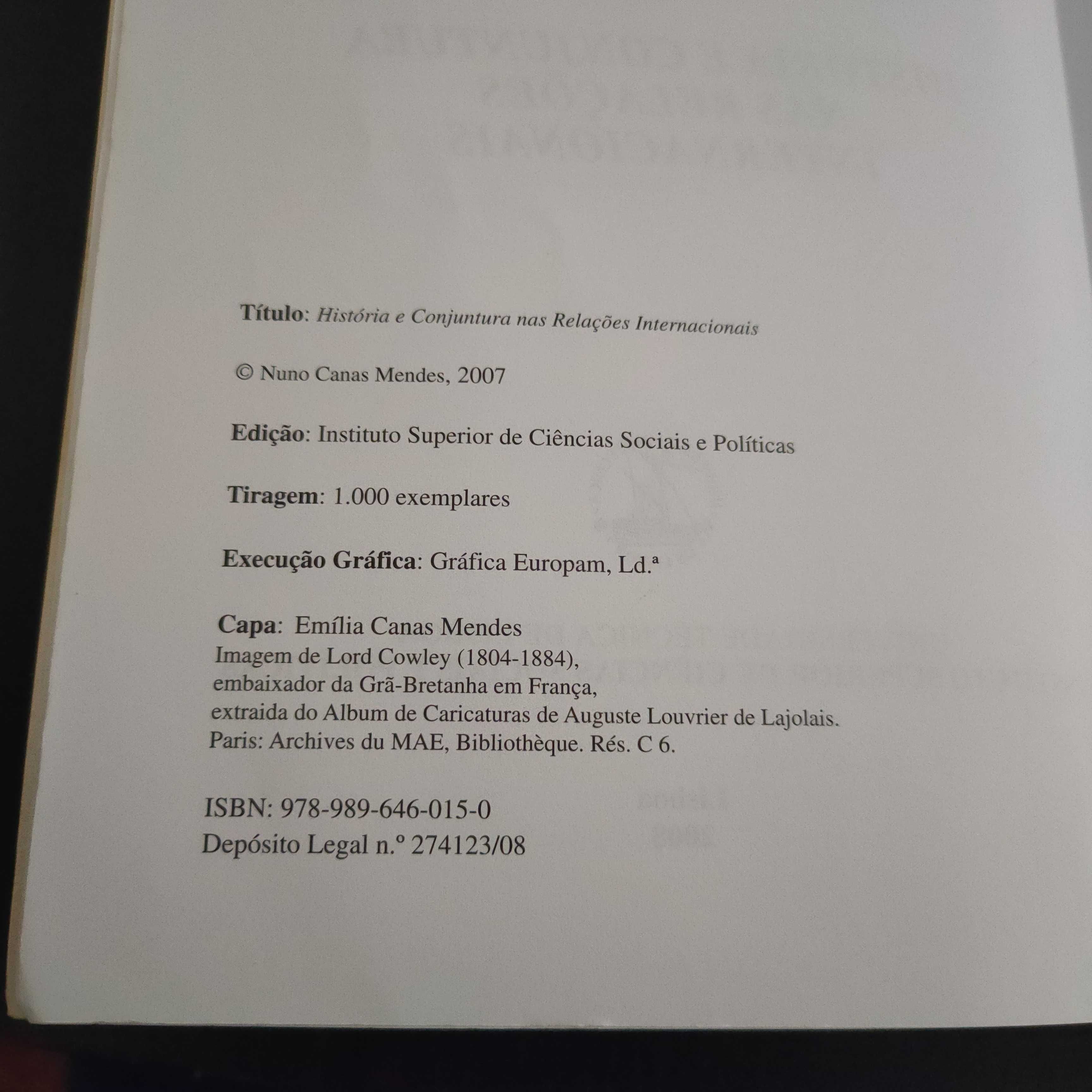 História e conjuntura nas relações internacionais -  2008