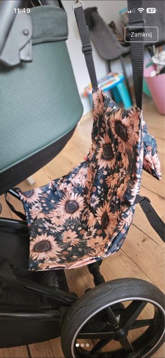 Hamak do wozka kwiatowy