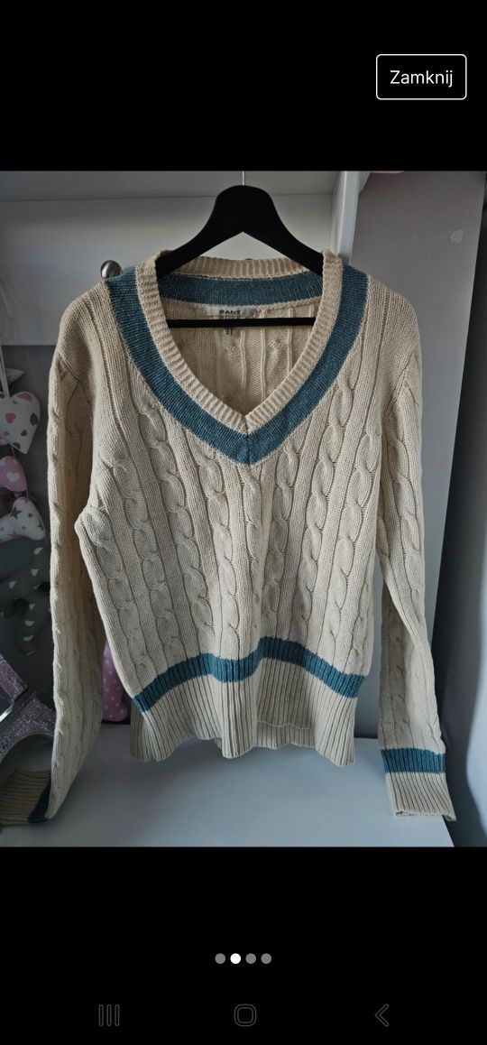 Sweter wełniany GANT rozm. XL