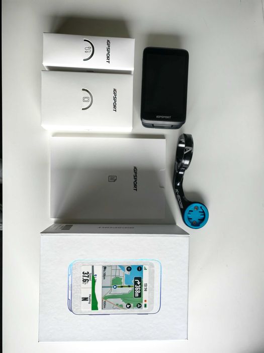 Nawigacja rowerowa IGPSPORT BiNavi + Uchwyt K-EDGE