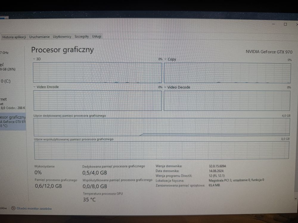 Komputer gamingowy 10 rdzeni gtx 970 4gb