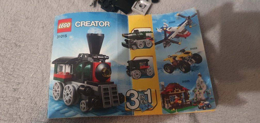 Lego creator 31015 pociag 3w1