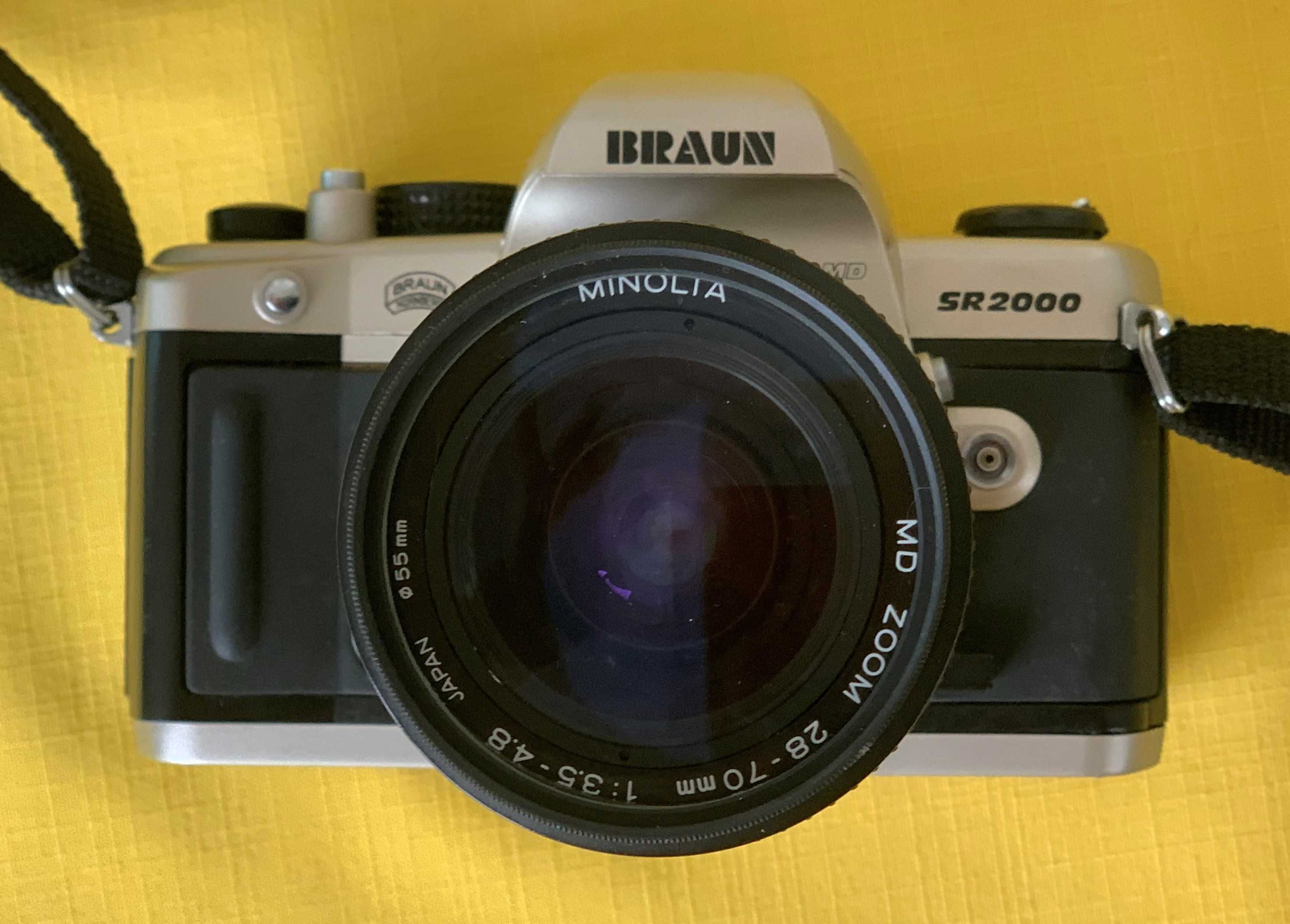 Máquina fotográfica BRAUN SR2000 MD 135 mm Reflex (vintage)