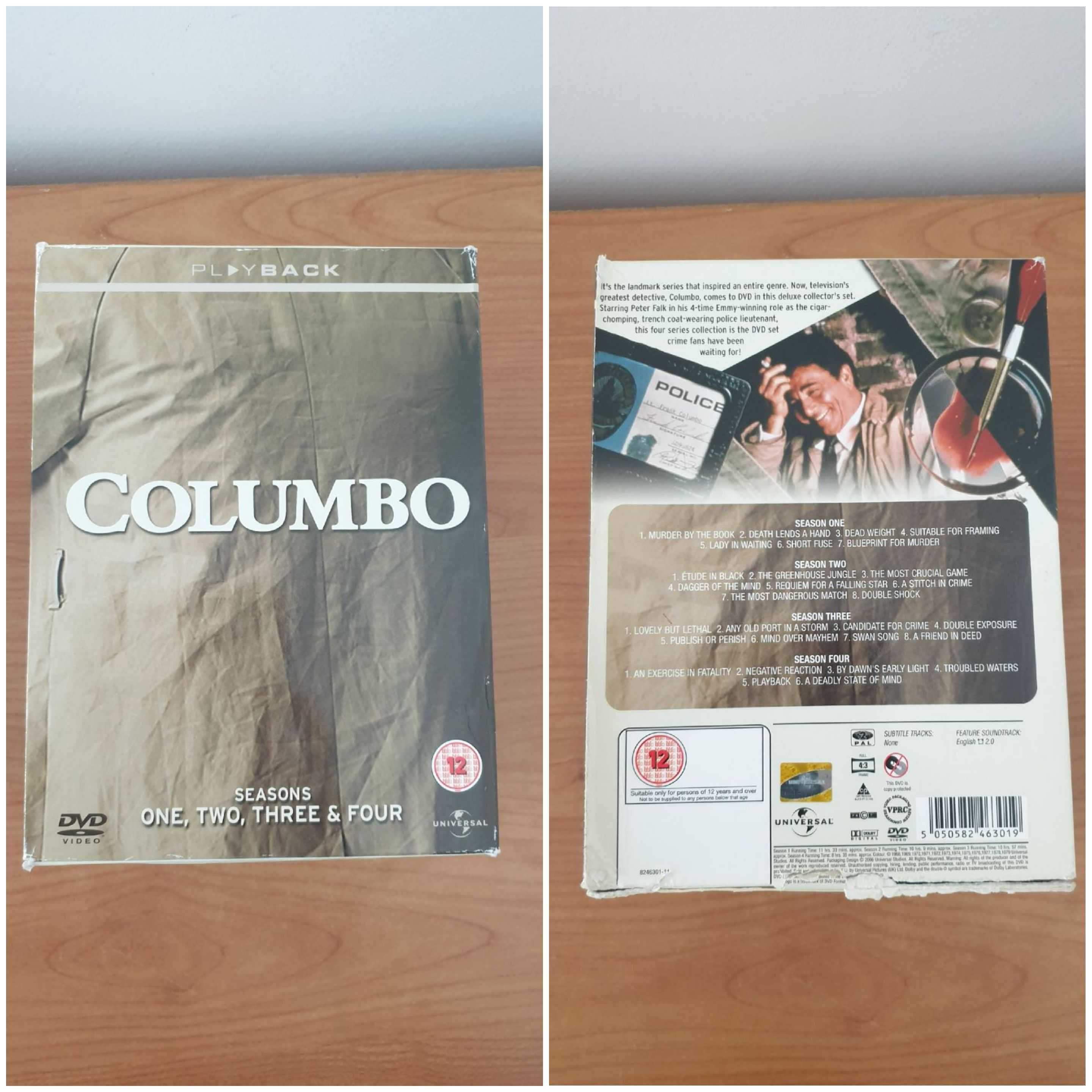 Kolekcja DVD Box Set Columbo Sezon 1,2,3,4