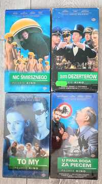 Zestaw polskich filmów na kasetach VHS