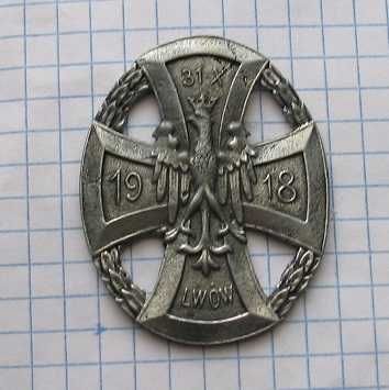 Odznaka Pierwsza Załoga Obrony Lwowa 1918