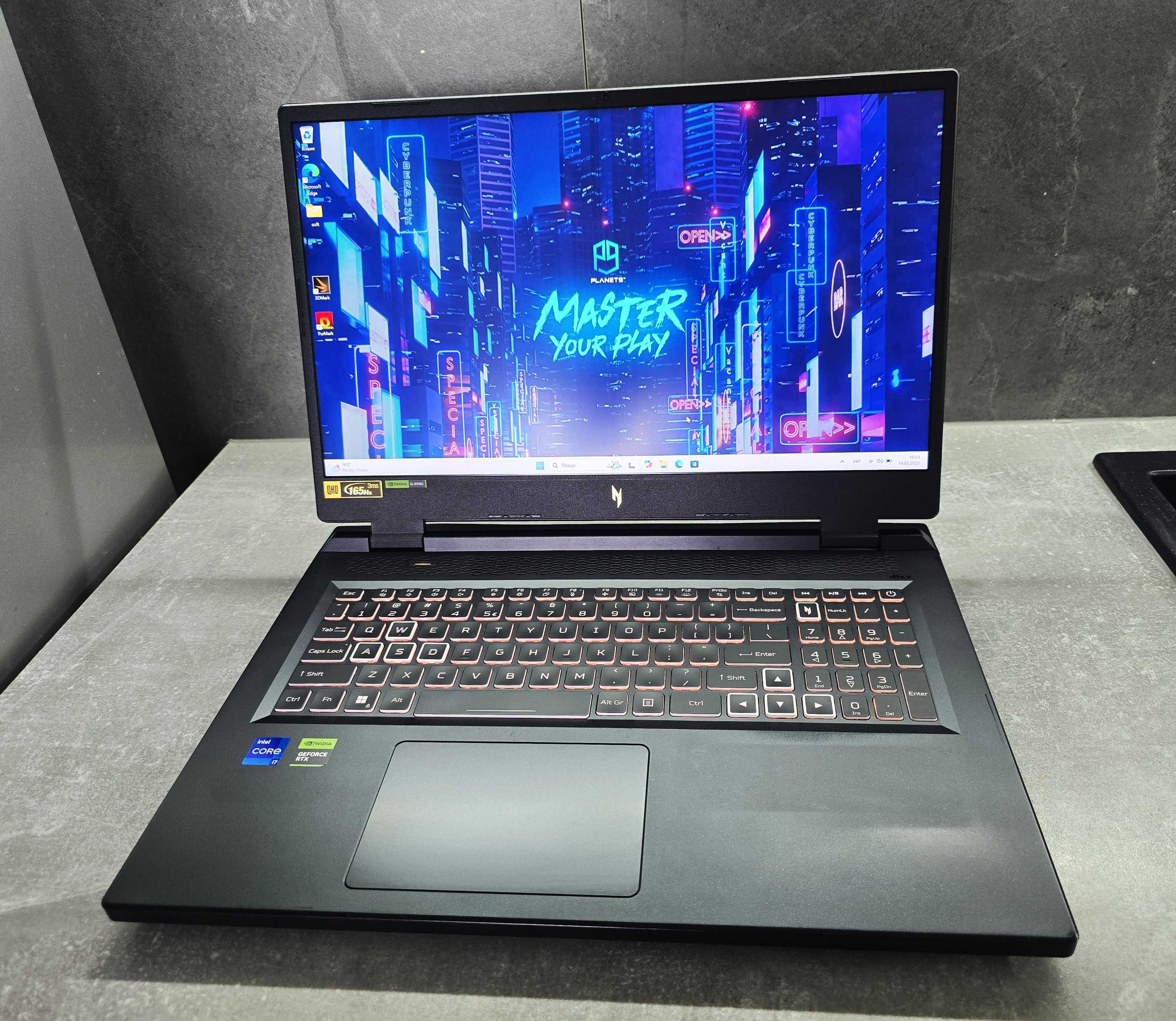 Acer Nitro 17 2K 240Hz/ RTX 4060 140W/Core i7-13gen/16Gb/1Tb