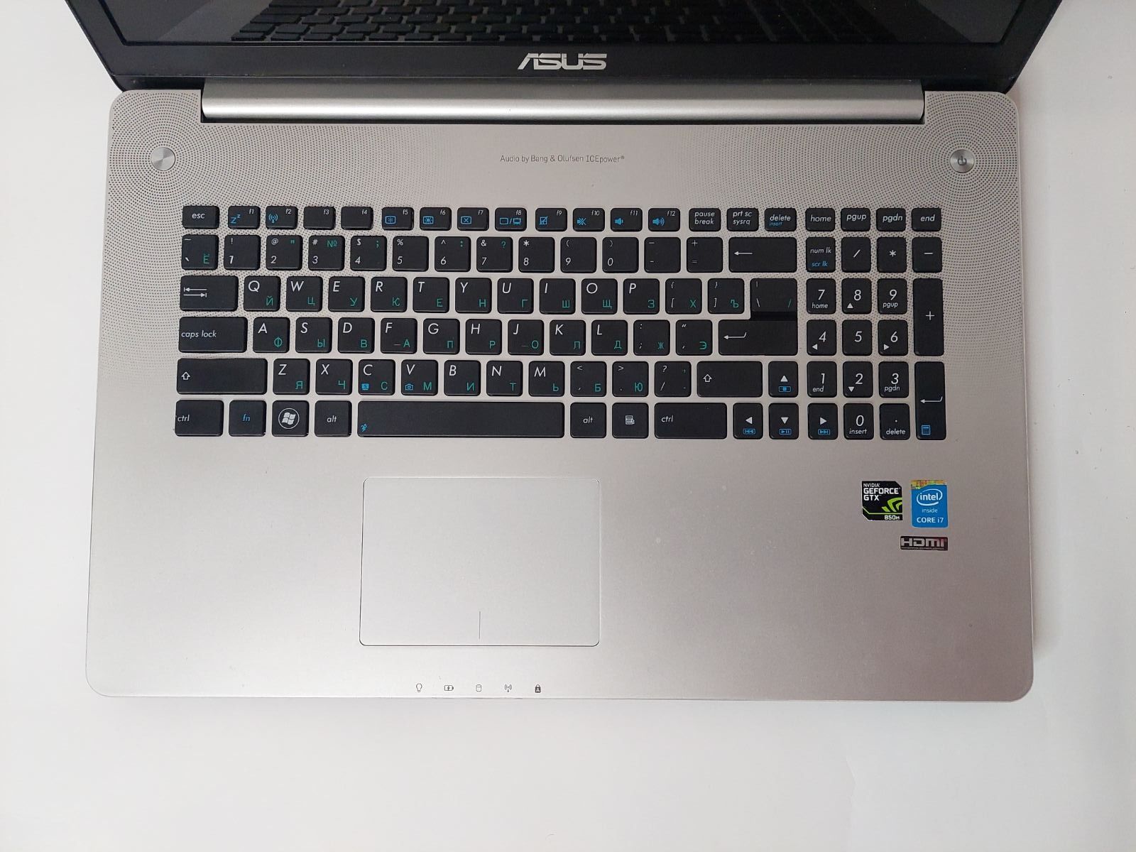 Ноутбук Asus N750JK/ 17,3"/ i7-4700HQ/ 4 Гб/ SSD 512 Гб.