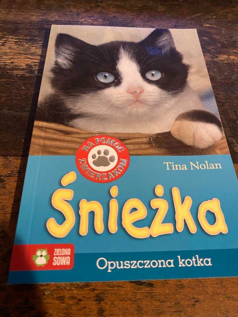 "Śnieżka. Opuszczona kotka". Książka dla dzieci.