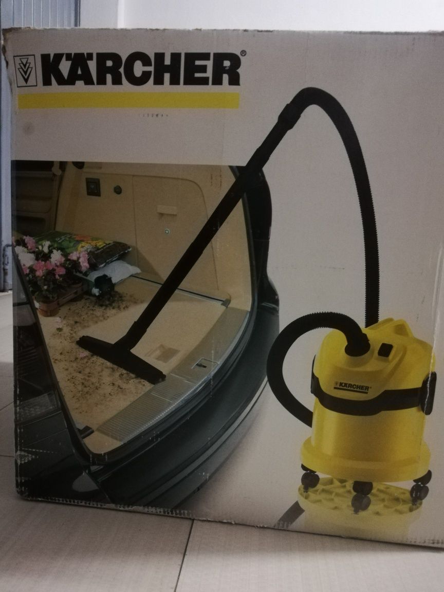 Aspirador líquidos e solidos karcher 1200w, capacidade 20L