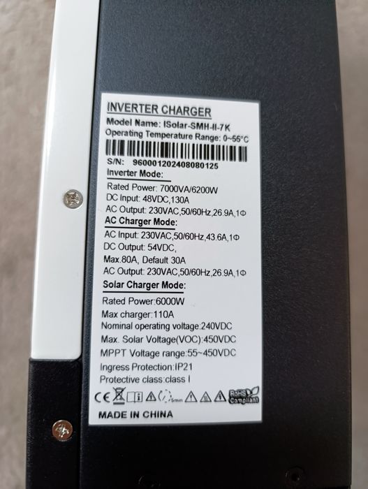 EASUN Solar-SMH-ii-7K 6.2кВт з wifi