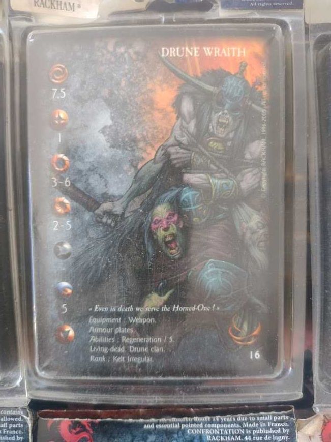 Confrontation Rackham Dune Wraith trzy figurki