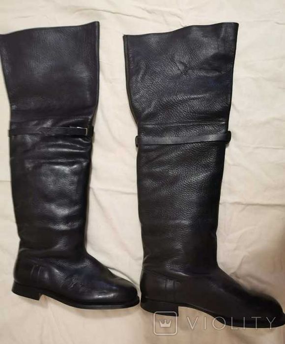 Чоботи офіцерські на хутрі (вінтажні)