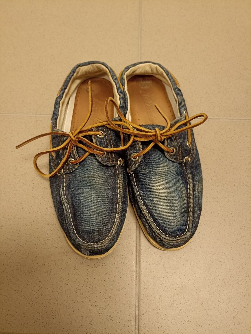 Boat shoes buty żeglarskie Timberland z jeansu, dżinsu 41,5 rozmiar