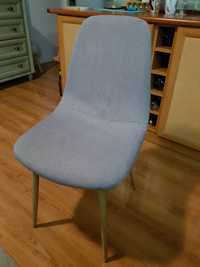 Krzesło tapicerowane szare jysk