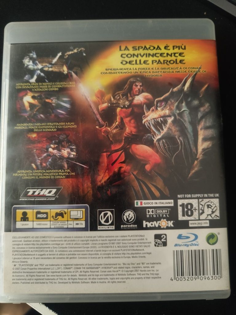 Jogo Playstation 3 PS3 Conan