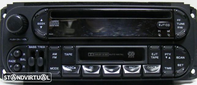 Auto Radio com CD para Chrysler/Jeep/Dodge ORIGINAL