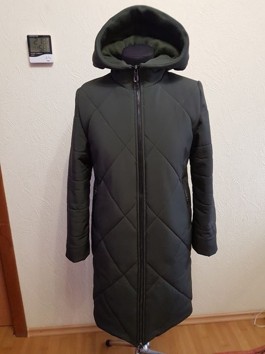 Удленённая куртка-пуховик  зимняя