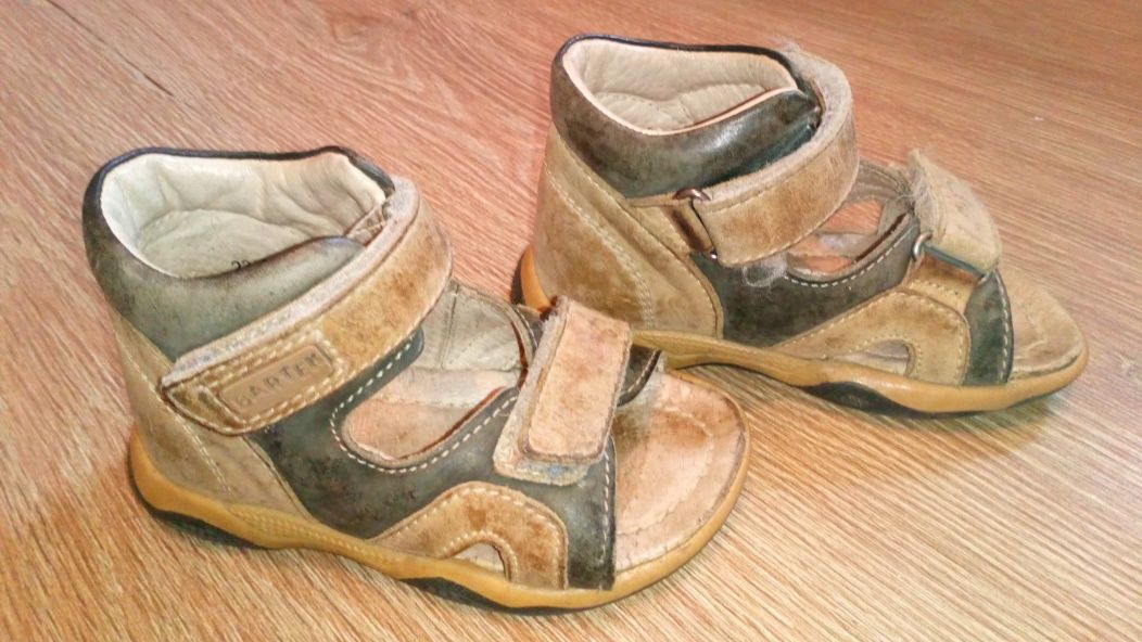Sandalki, buciki skorzane letnie Bartek rozm 23